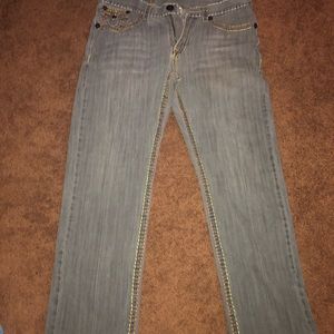 True Religion Jeans 38X34 Rainbow Billy